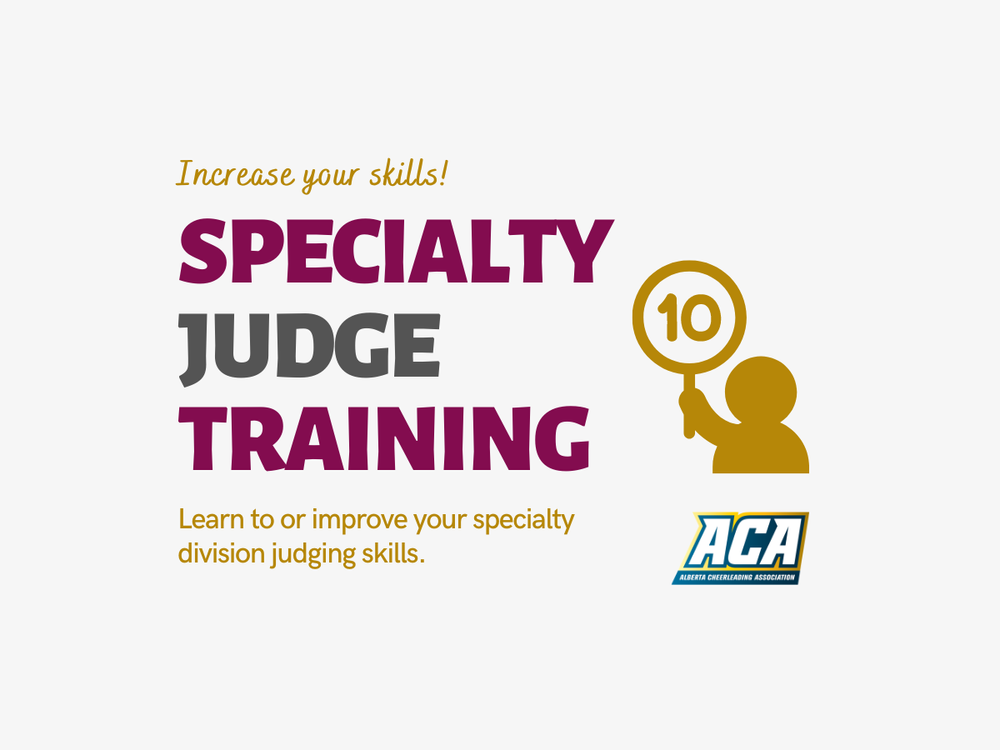 Judge Courses + Certification — Alberta Cheerleading Association
