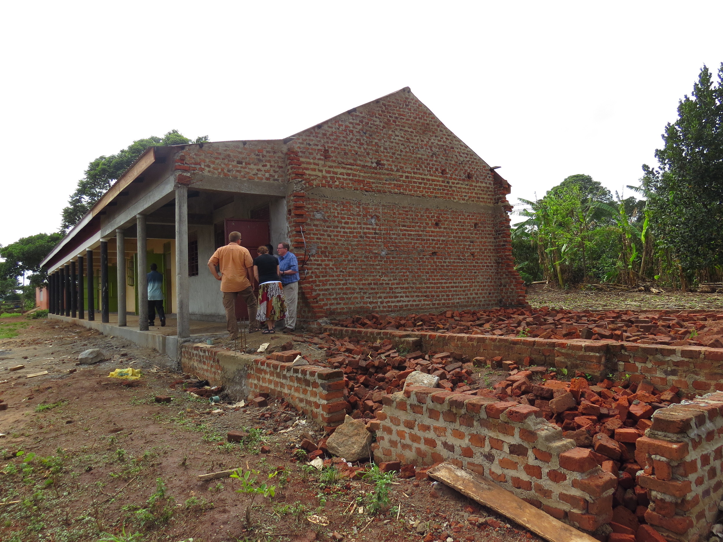 Incomplete classroom block