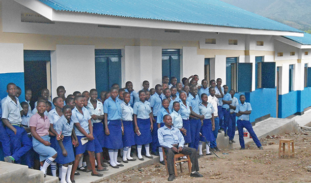  Classroom block completed at St. Jude High School, Kasese, Uganda