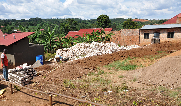  Preparations for building at Broadway Nursery/Primary School, Masaka, Uganda