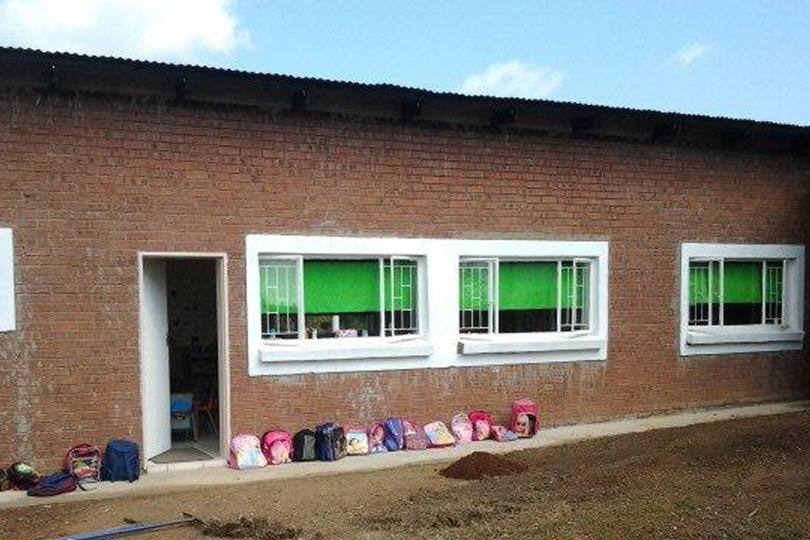 Nursery classrooms provided by Classrooms for Africa