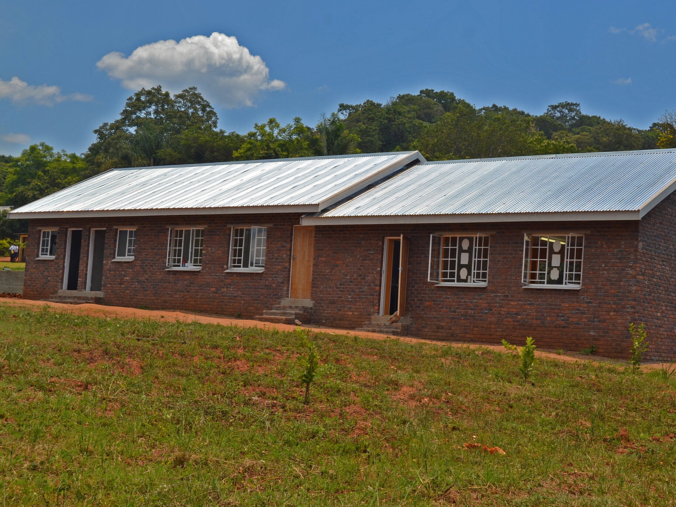 First classroom block from Classrooms for Africa