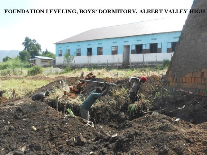 Boys' dormitory start of construction October 2018