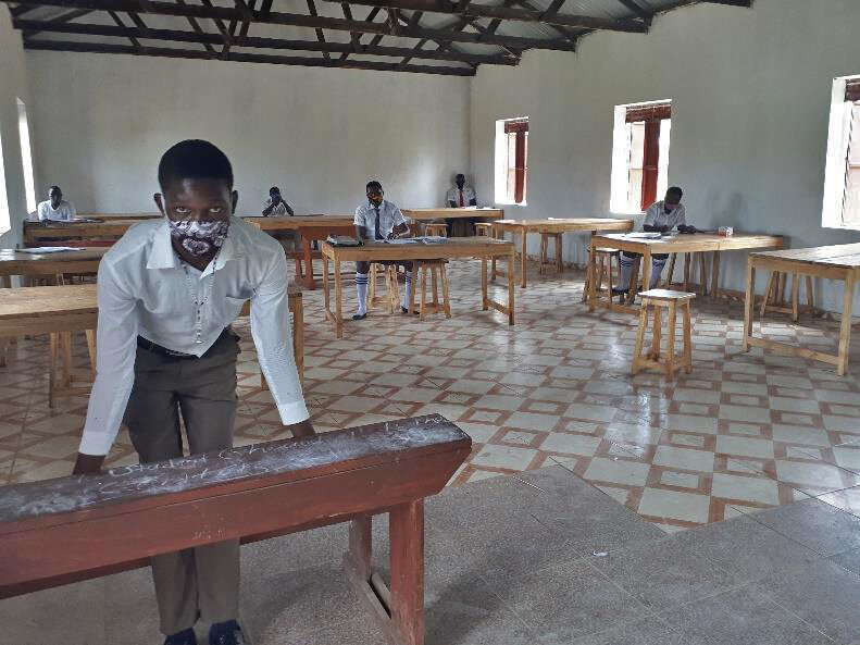 Inside science laboratory