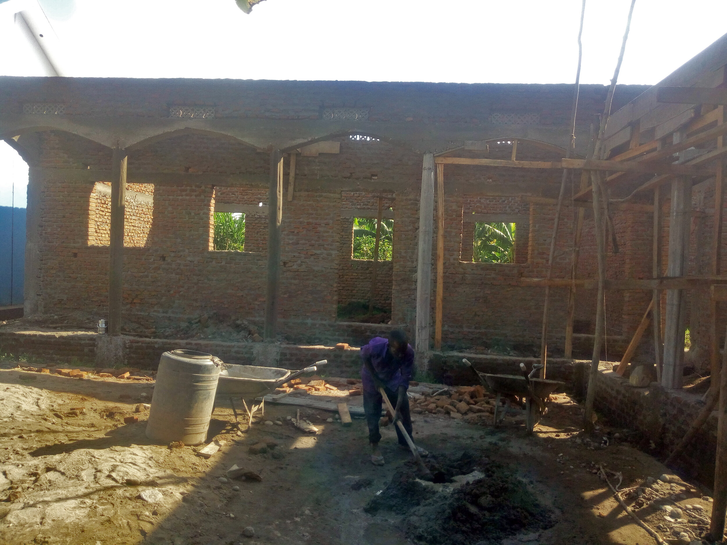 Second classroom block started May 2021