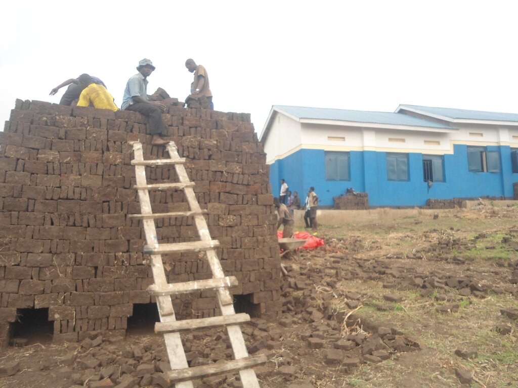 Bricking making for girl's dormitory