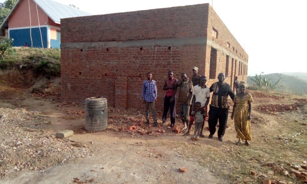 January 2018 - second classroom block in progress