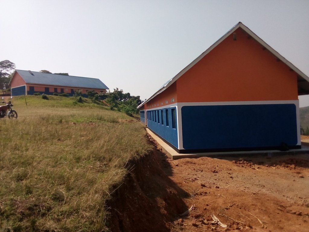 Final block - ten classrooms complete Primary school