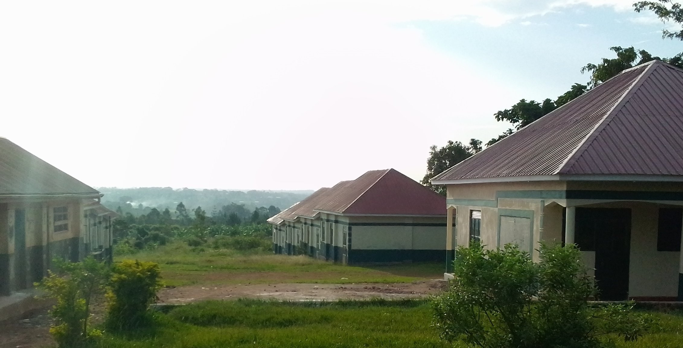 Campus showing 2 classrooms blocks and administration