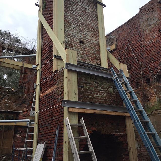 Thanks to tons of supporters, and 4SE, SimonsYoung&amp;Associates and Richard (Moby) Marks Restoration , we have made great progress at Brick House in 2018. Moby is now going to try to stabilize the jack arches and repoint the worst places, but it&rs