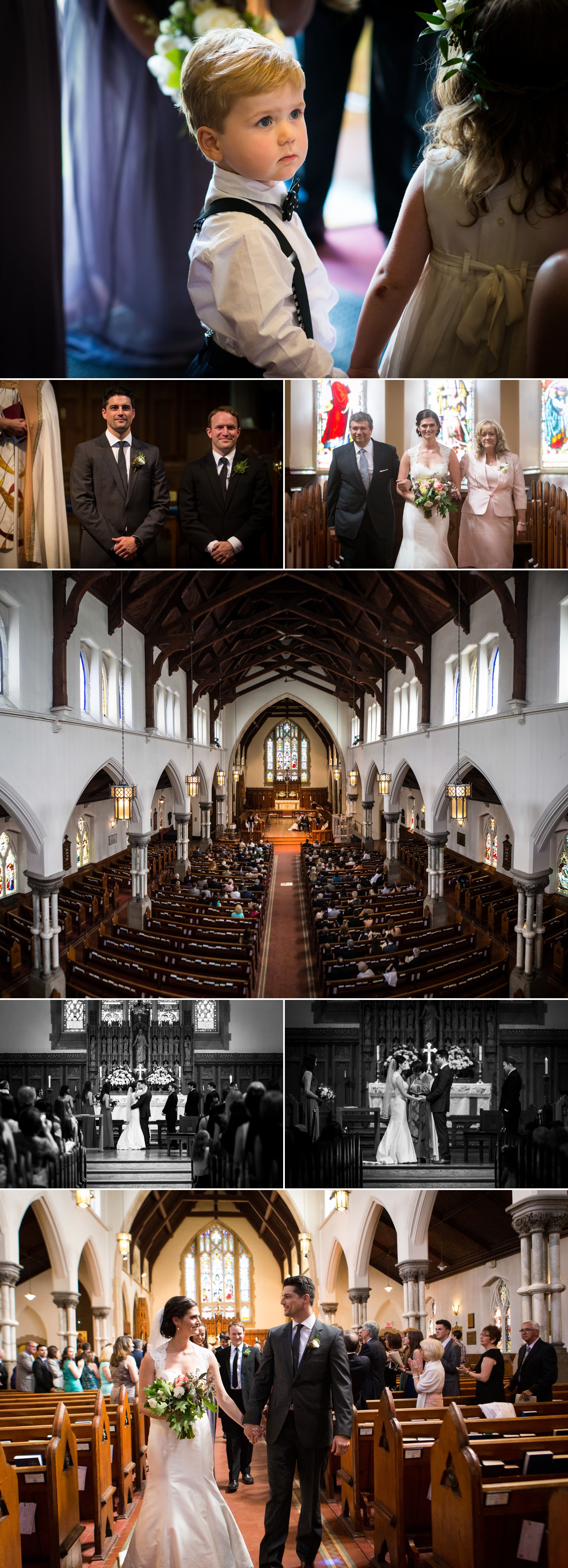 Church wedding photographs