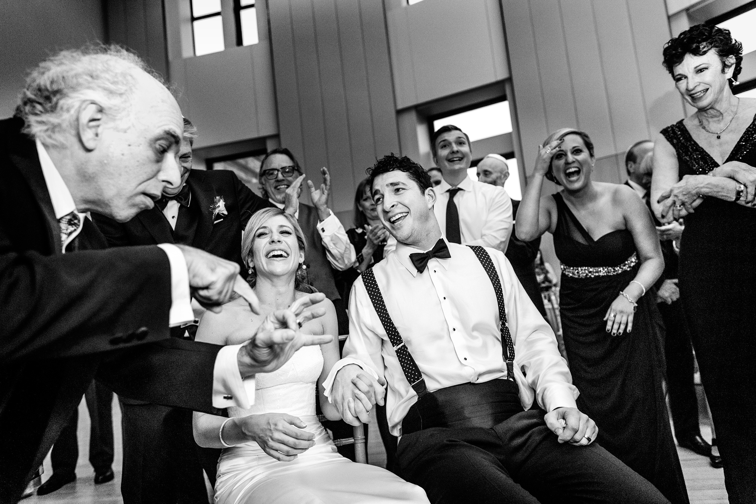 funny moment at a museum of nature wedding