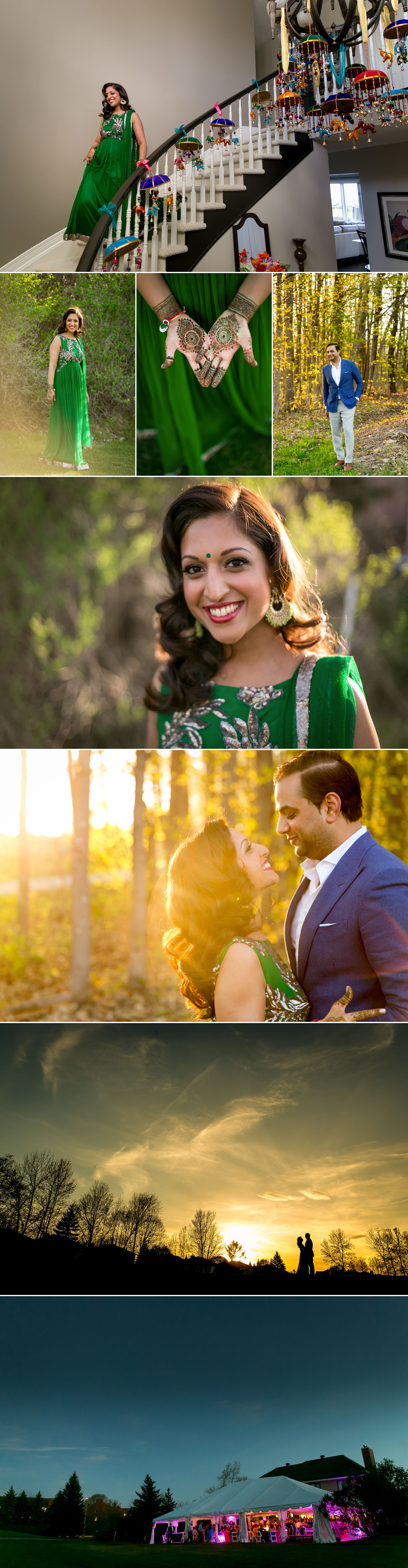 Indian bride and groom photographs in Ottawa