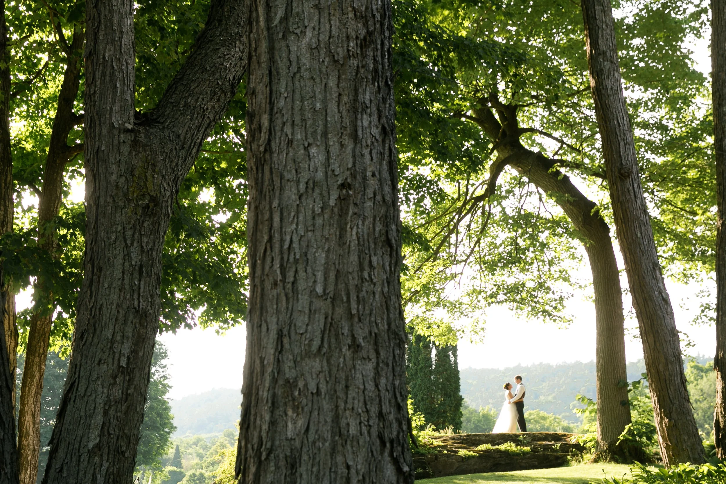 nature scene couples shot at montebello