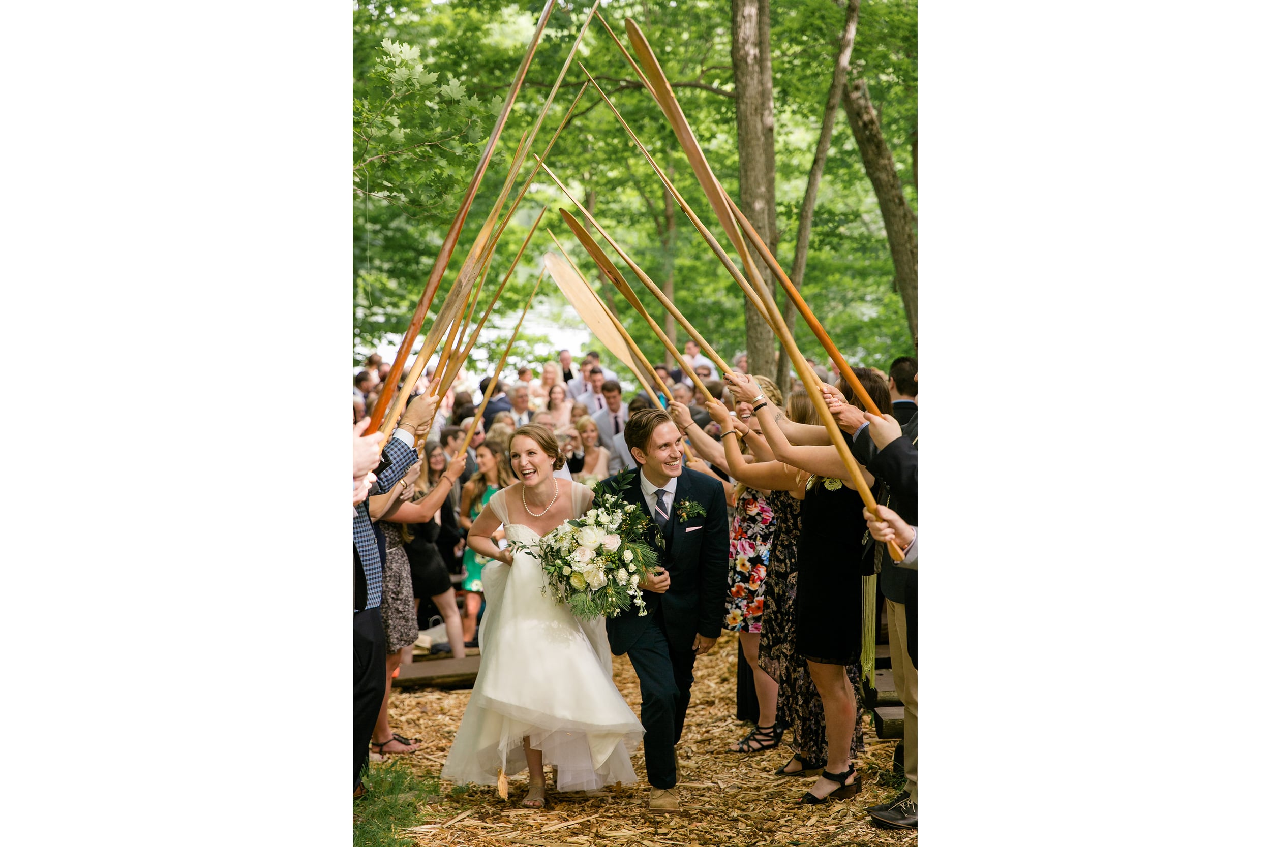 happy couple at a summer camp wedding near ottawa (Copy)