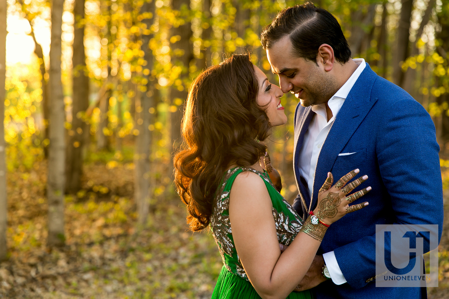 photo of a hindu couple on their wedding day