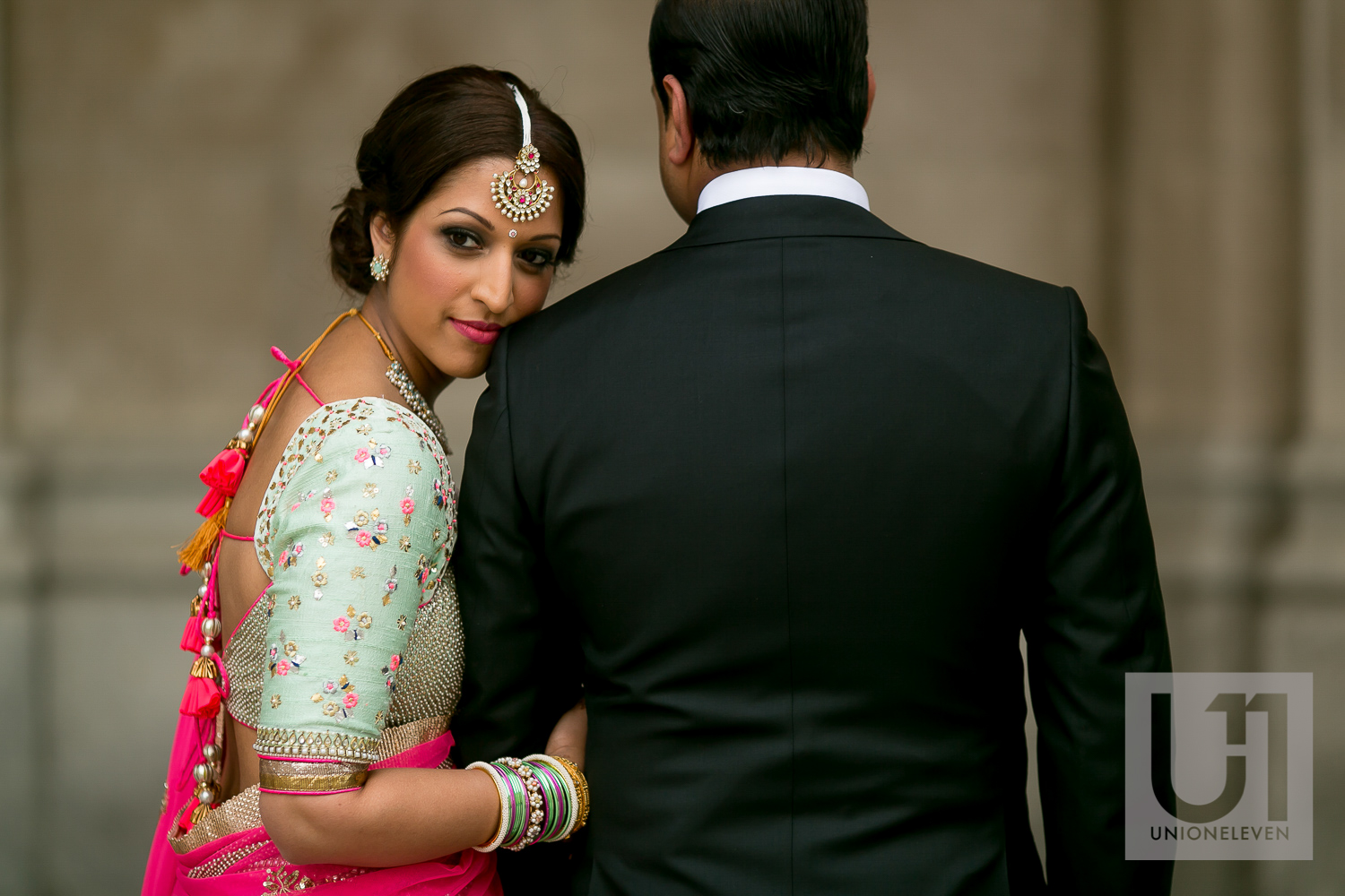 portrait of an indian bride in ottawa