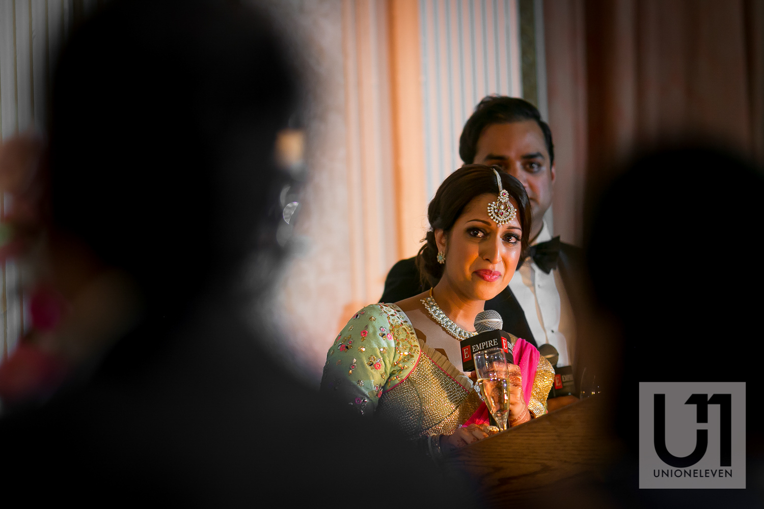 indian brides give a speech about her parents