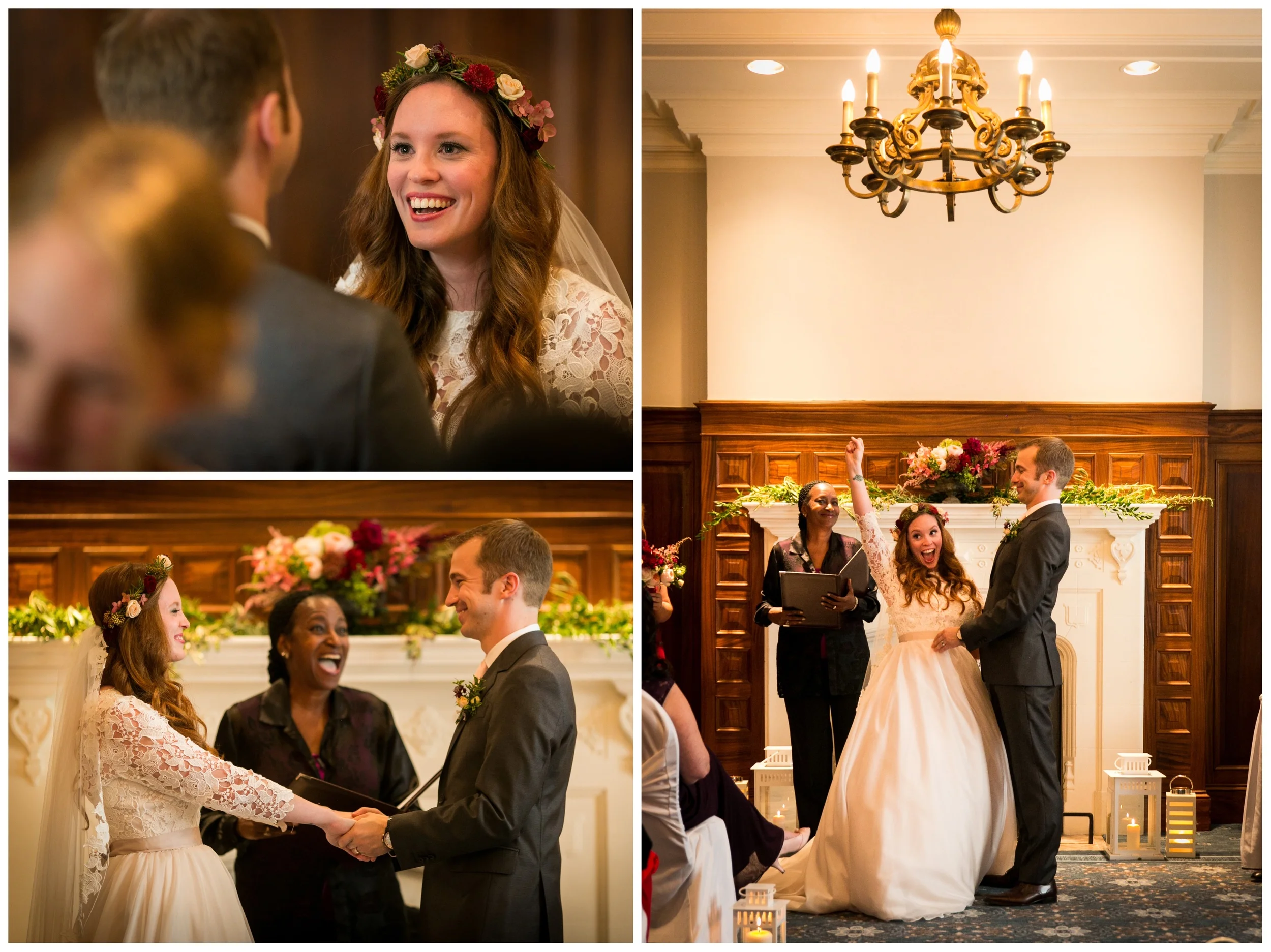 Wedding ceremony at the Chateau Laurier