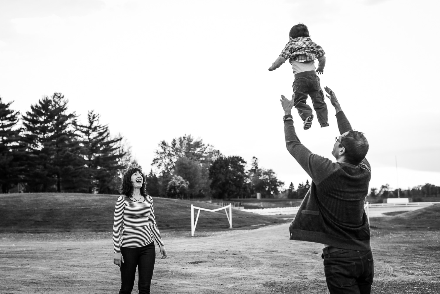 parents playing with their son in ottawa (Copy)