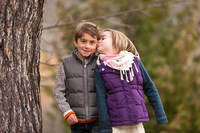 a cute photograph of a young brother and sister (Copy)