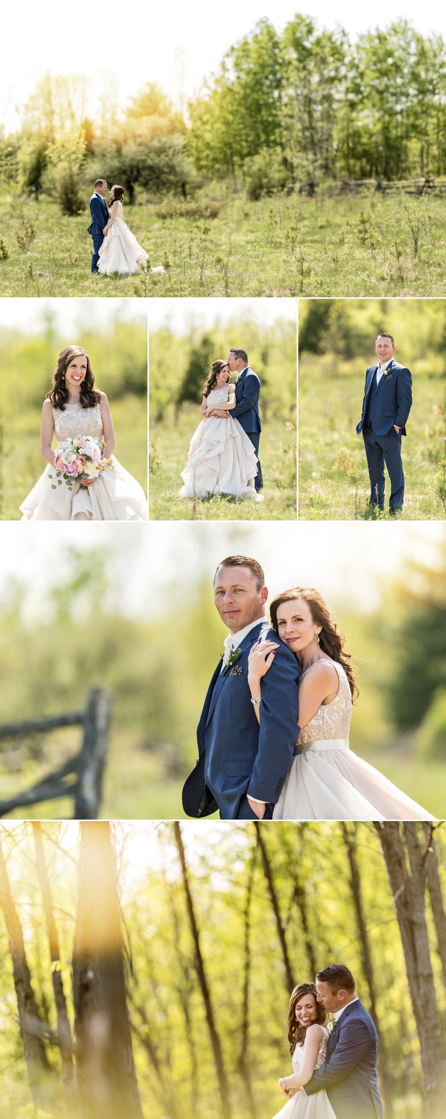 portarits of stephanie and steve of stonefields heritage barn wedding