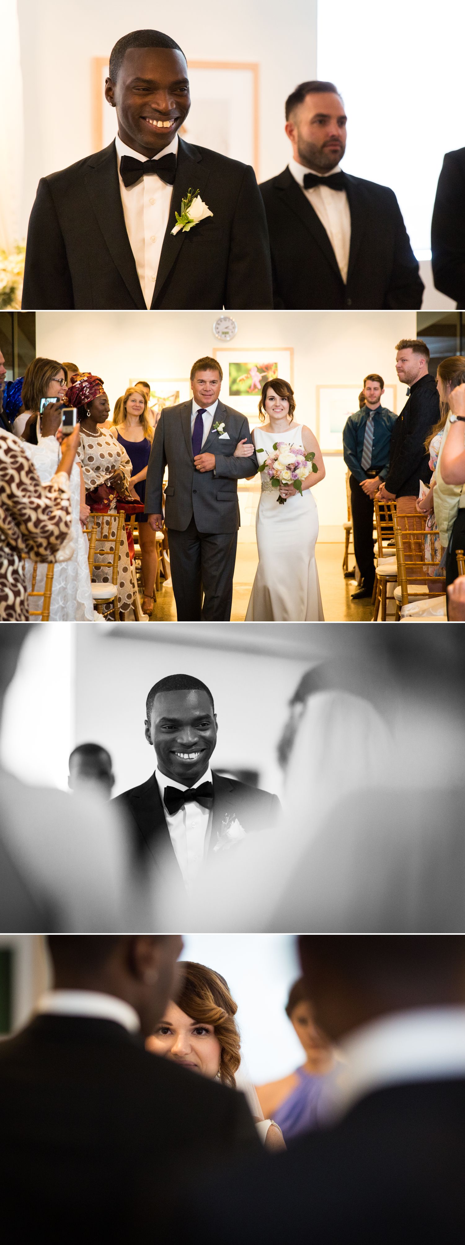 A wedding reception at the Museum of Nature