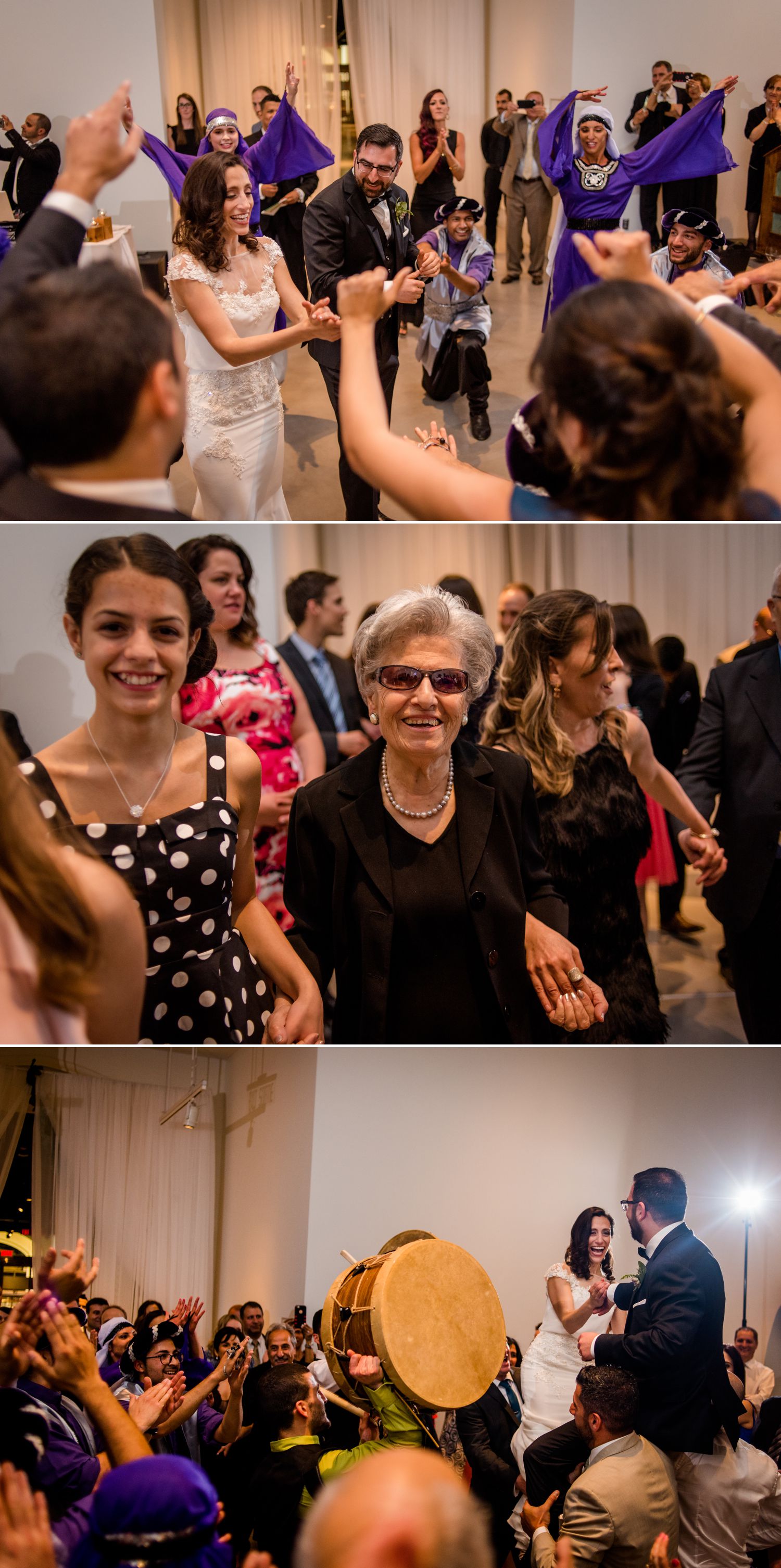 A wedding reception at the Museum of Nature, Ottawa