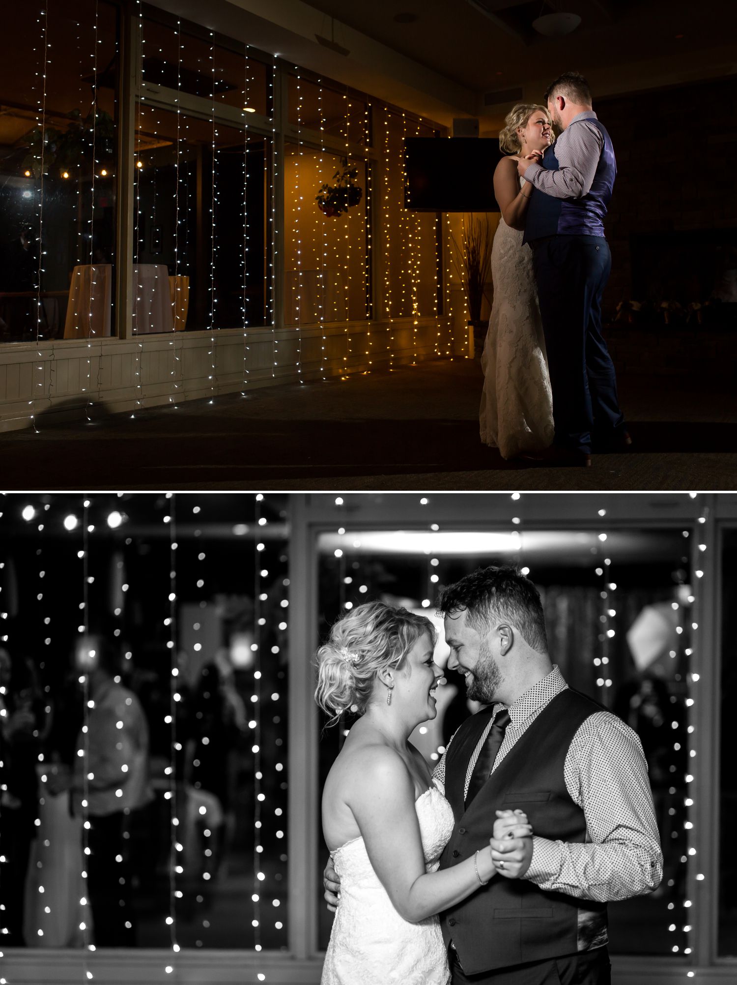 The bride and groom during their first dance at their Rideau View Golf Club Wedding