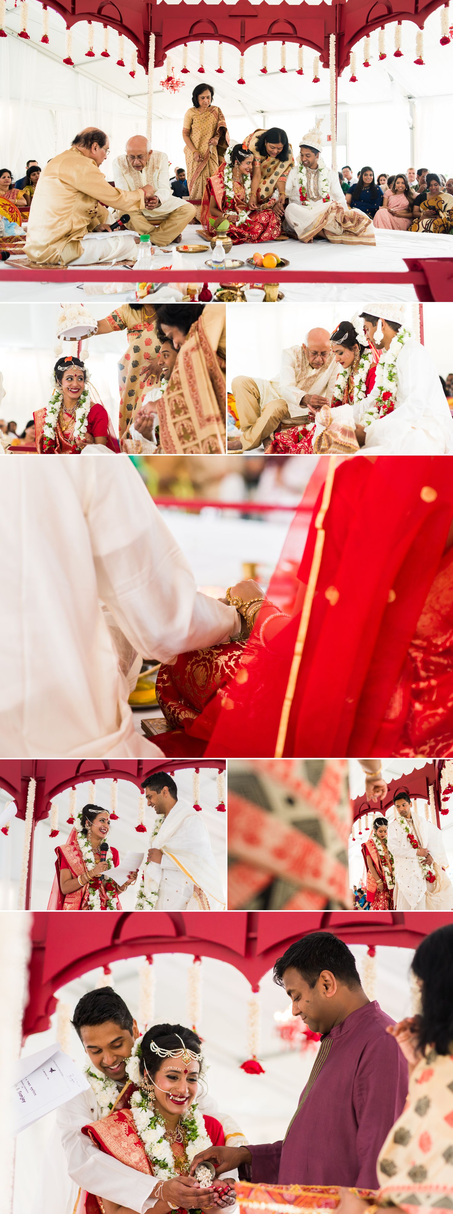 A traditional outdoor Indian wedding at the Brookstreet Hotel & Resort in Kanata
