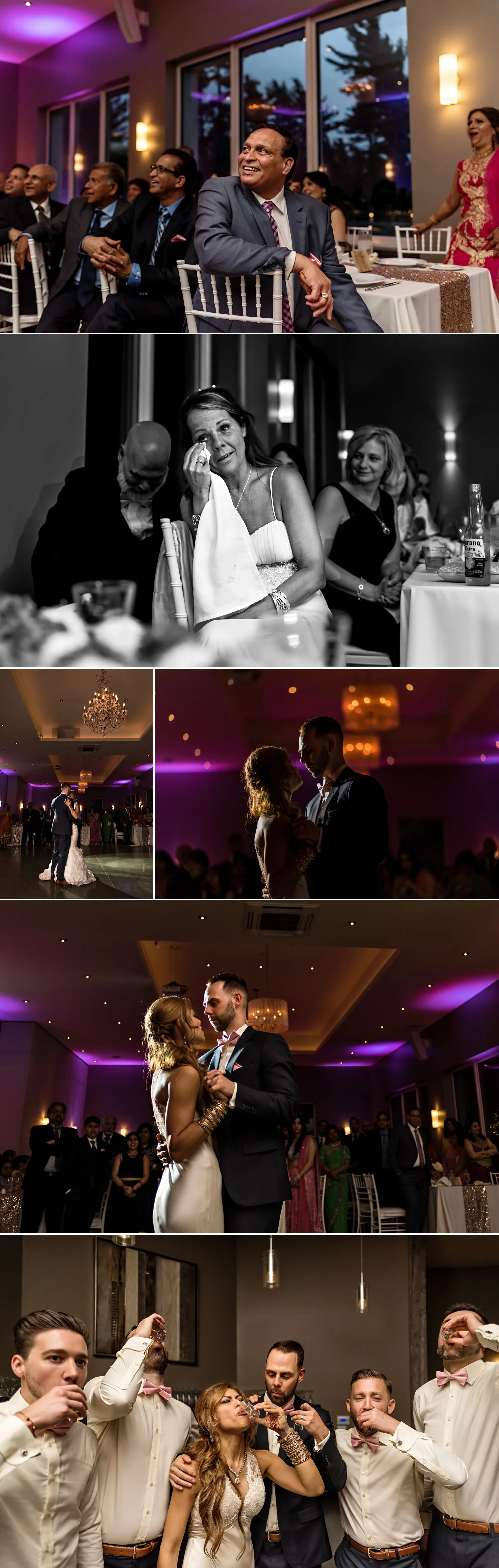 candid wedding reception moments in wakefield at le belvedere wedding