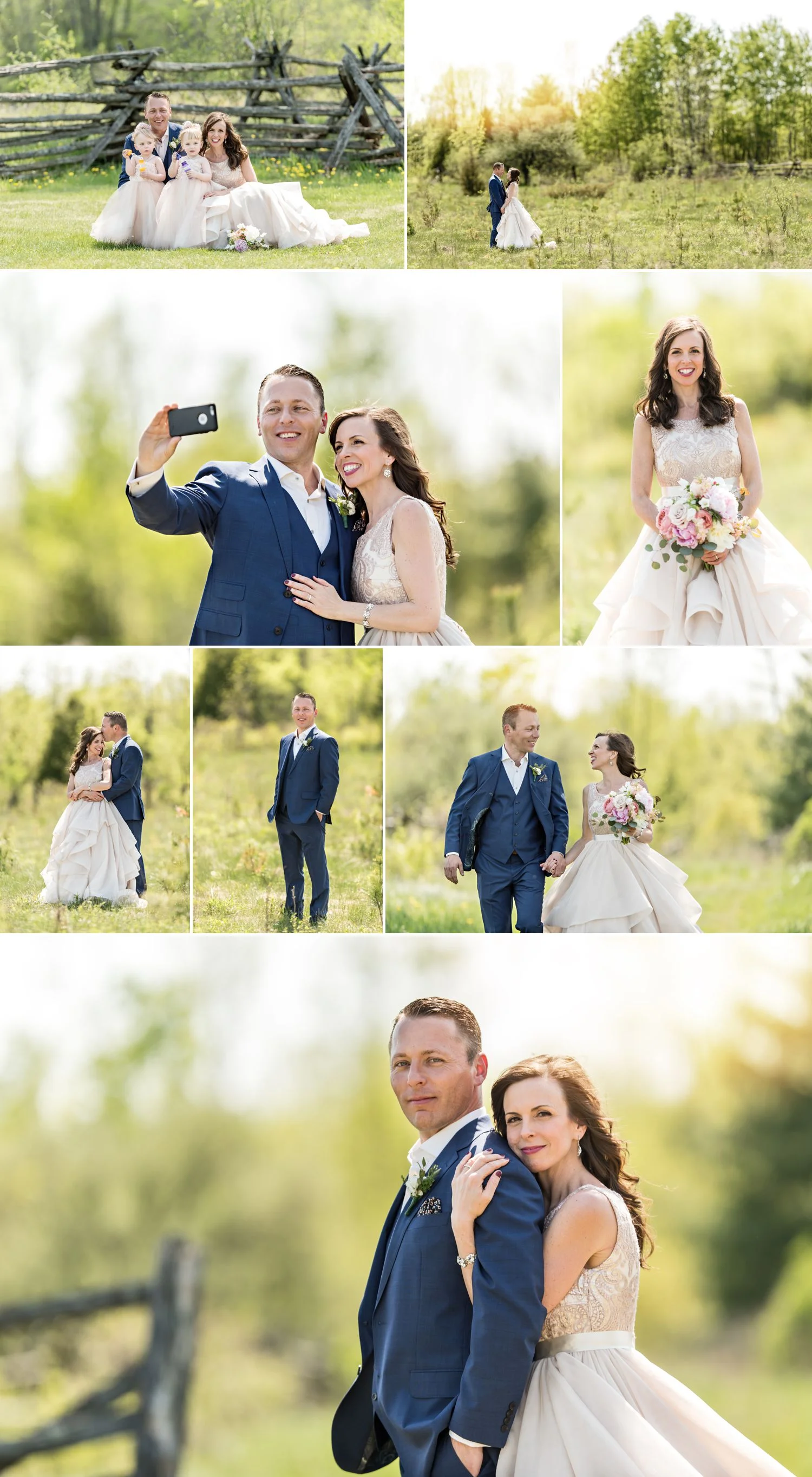 bride and groom portraits stonefields carleton place ontario