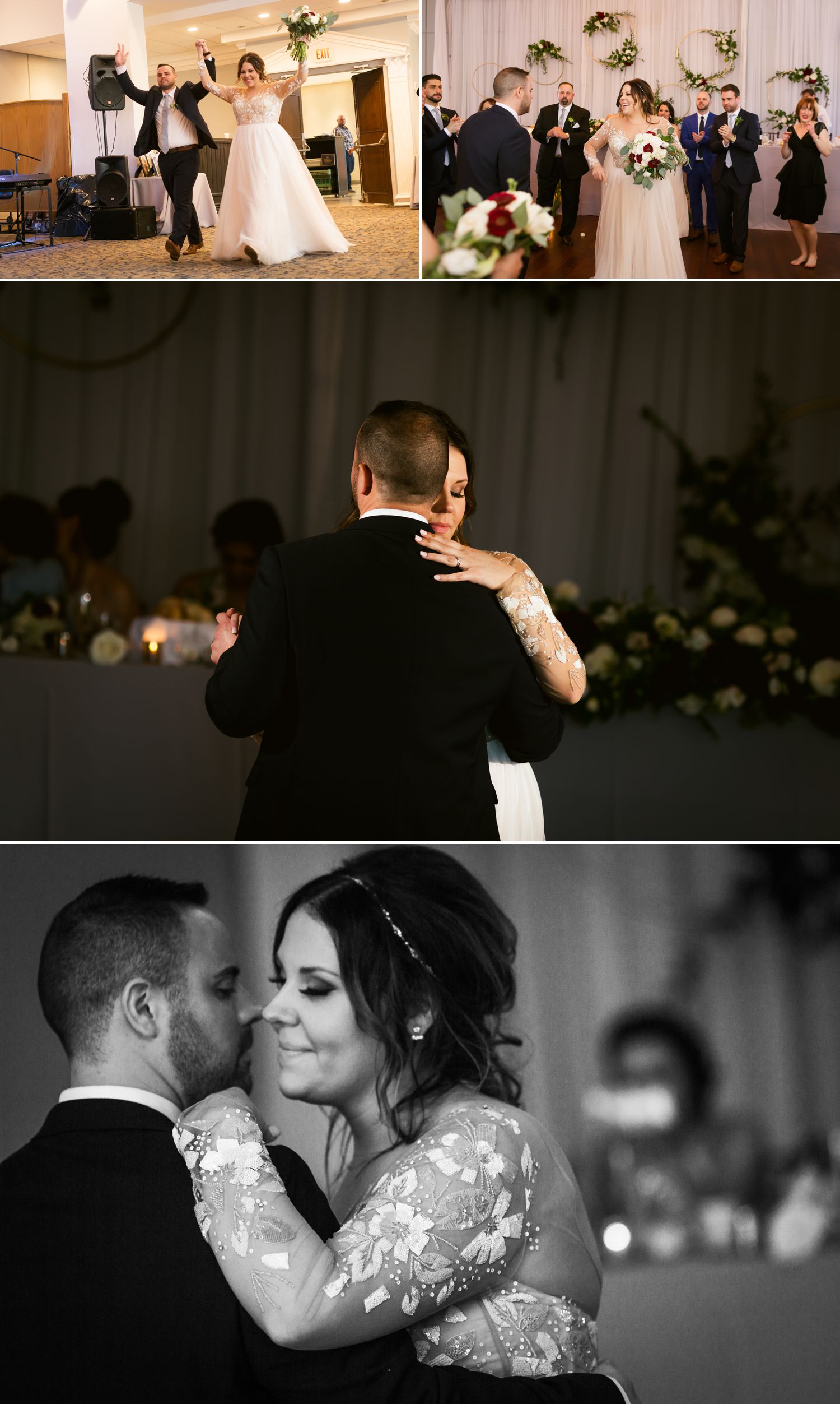 The Bride and Groom's entrance and first during their reception at Sala San Marco in Ottawa