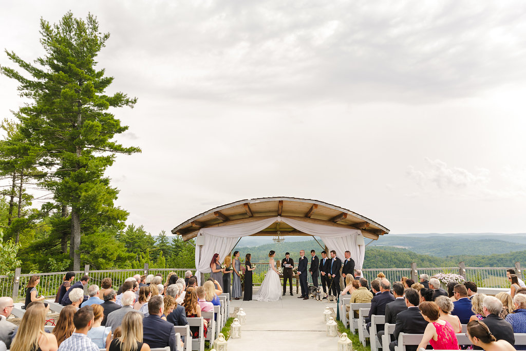 Le Belvedere wedding ceremony