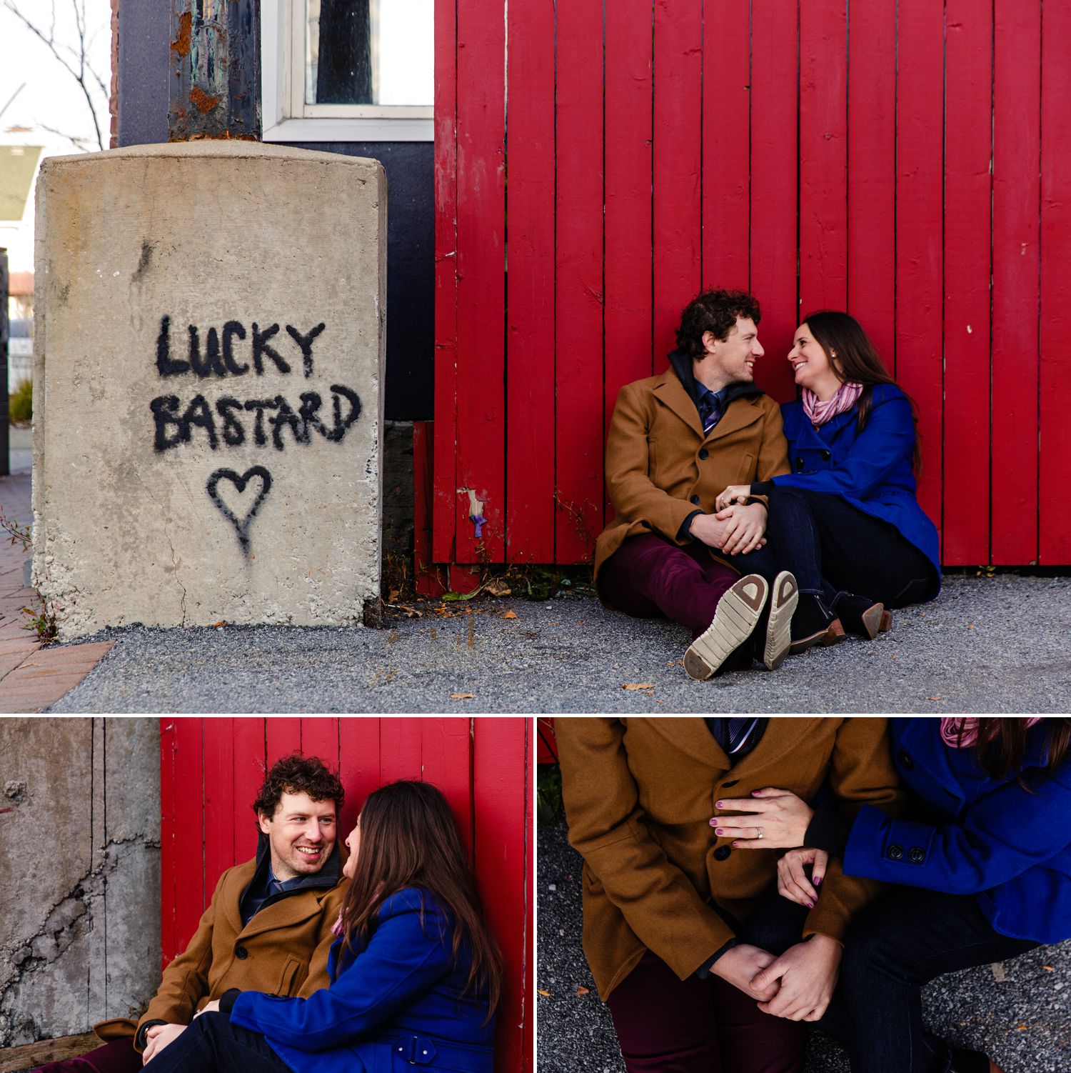 Couples portraits taken outside in Gatineau Quebec