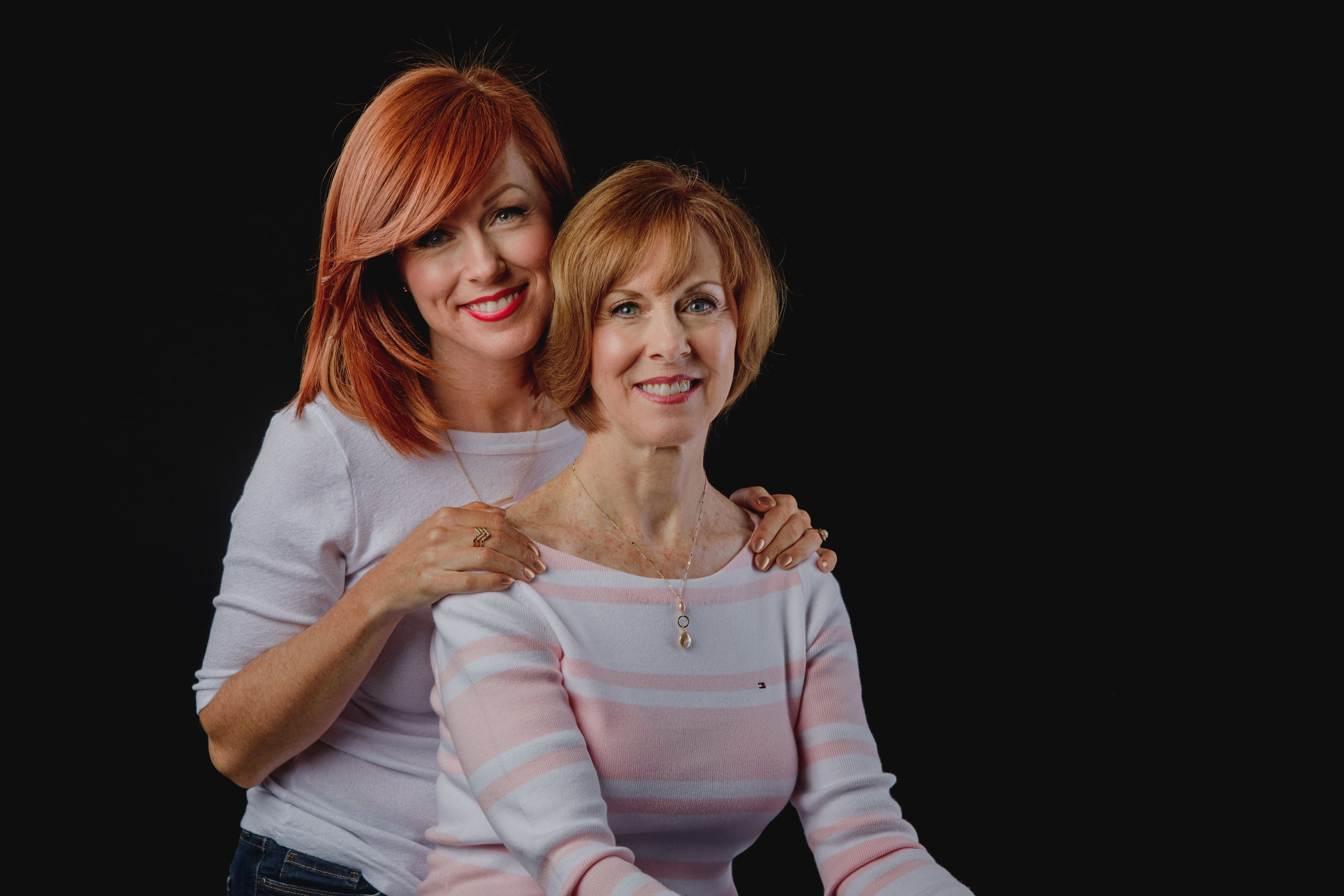 photograph from an in-studio mothers day session