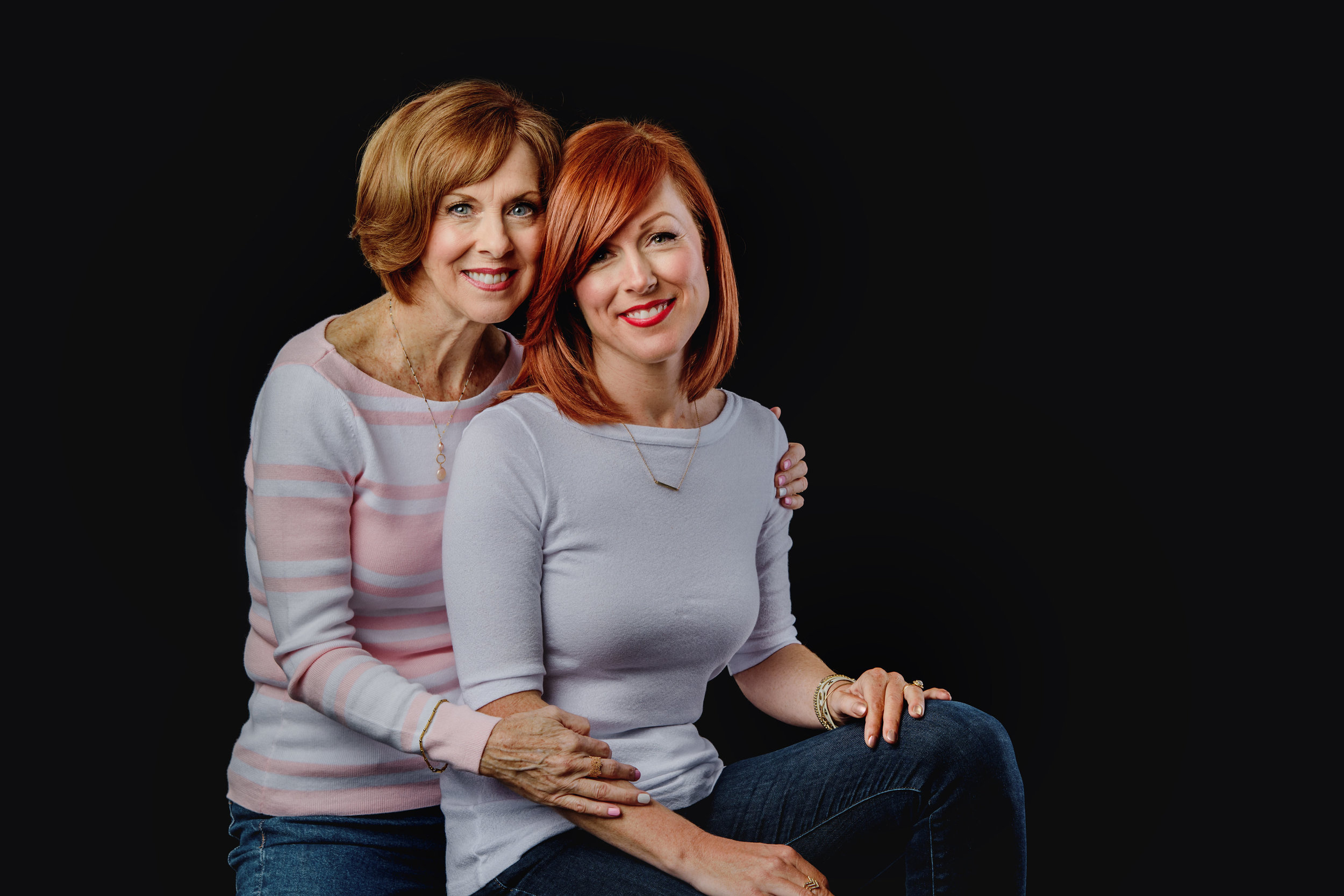 photograph from an in-studio mothers day session