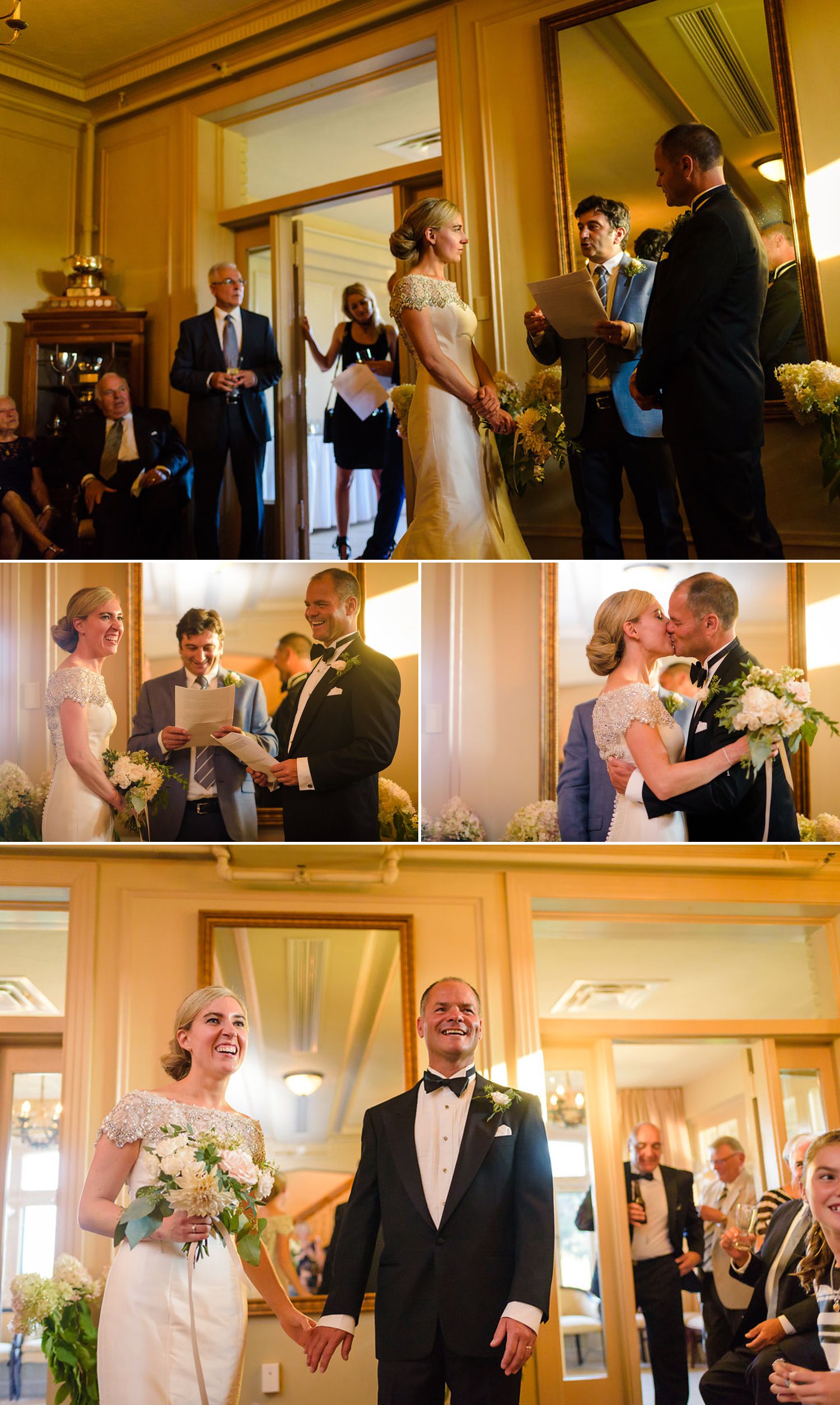 photographs of an indoor wedding at the royal ottawa golf club