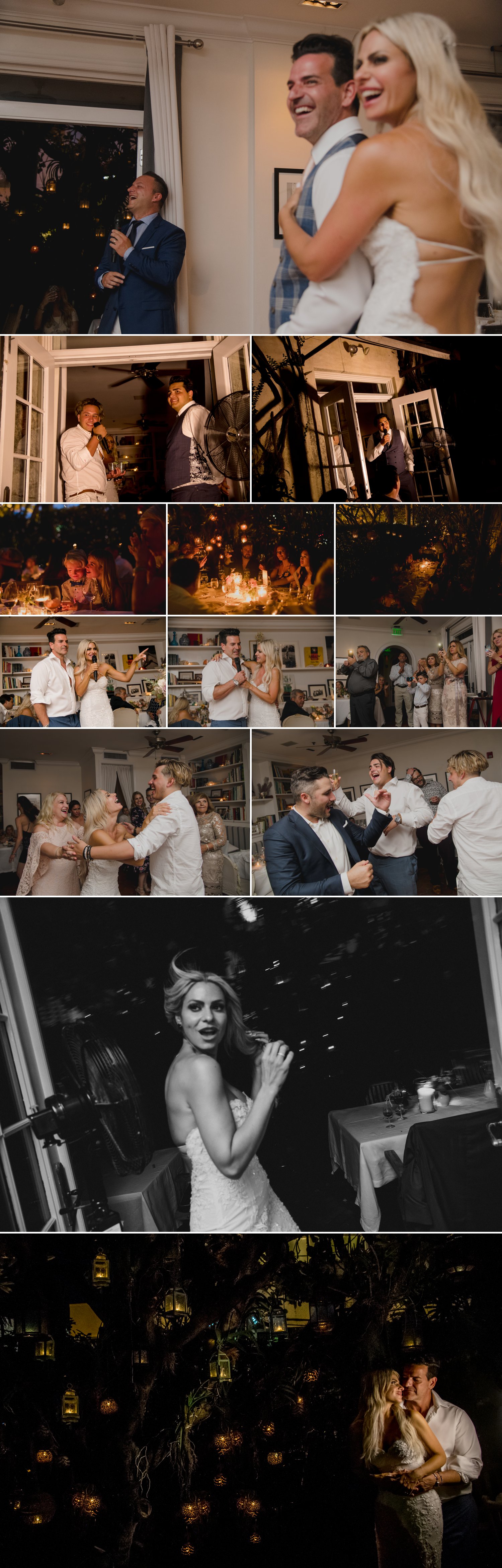 wedding reception moments during a wedding in miami