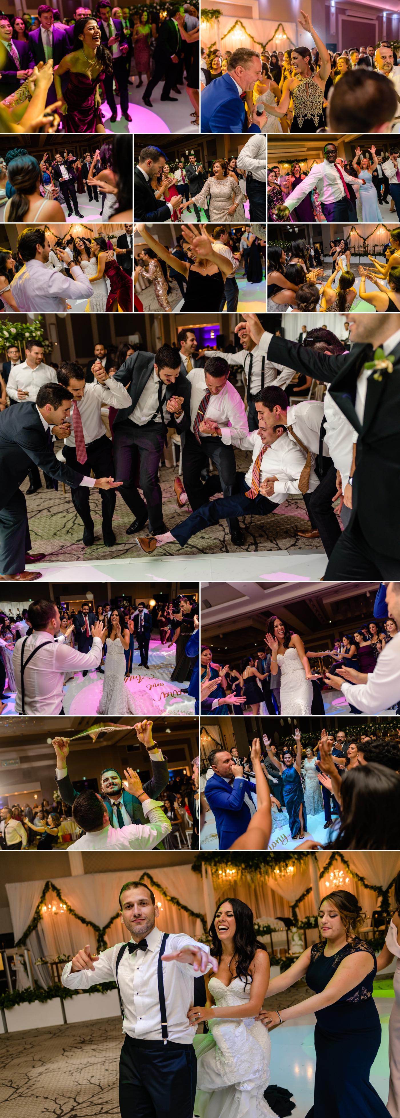 candid dance floor moments during a lebanese wedding reception at the infinity centre in ottawa