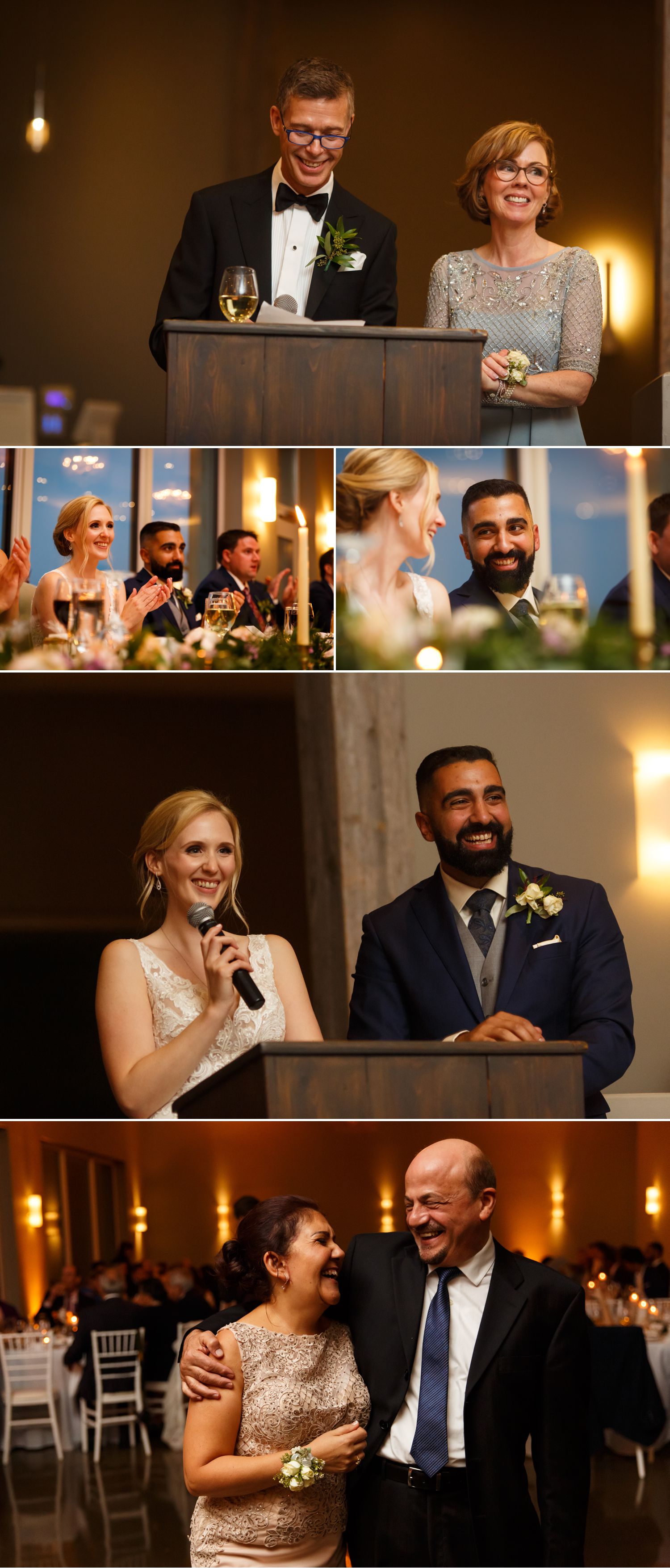 A wedding reception at Le Belvedere