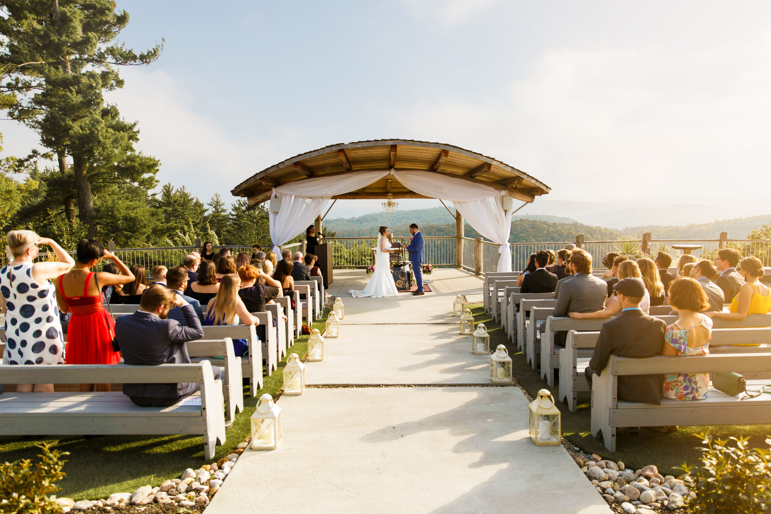 le belvedere wedding ceremony