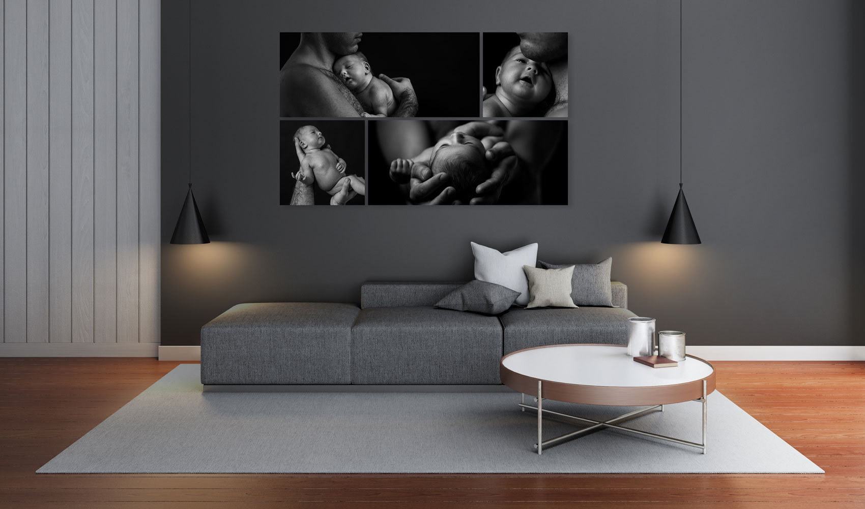 example artwork of portrait photographs