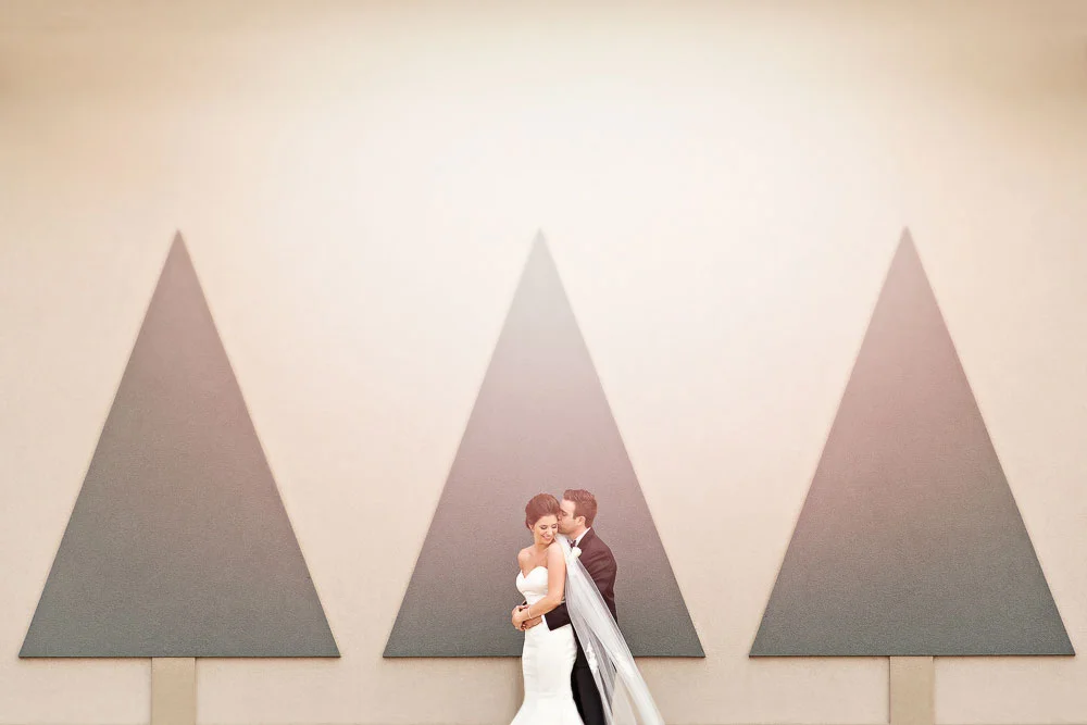 wedding photograph of a bride and groom
