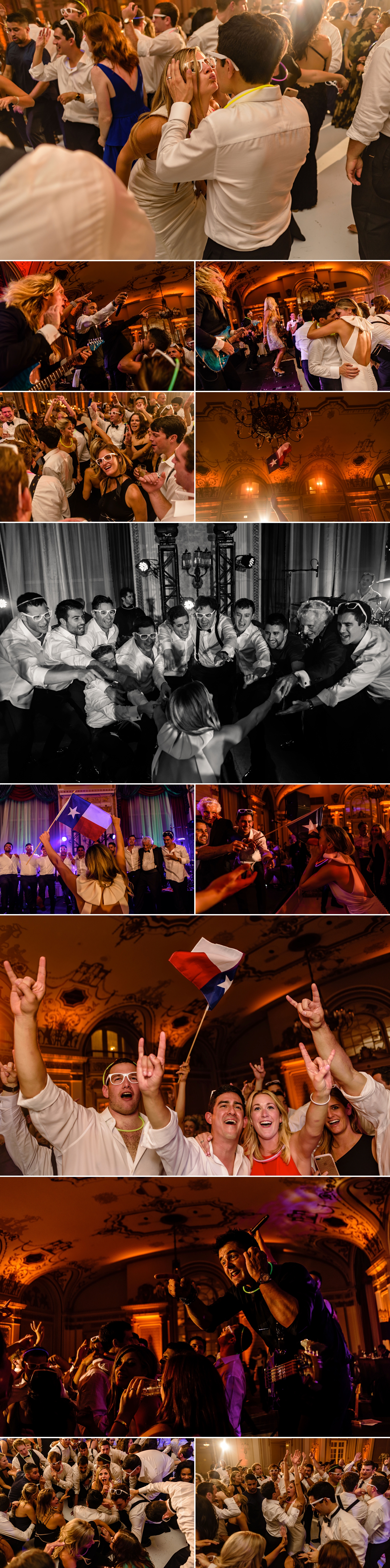 photos of candid moments on the dance floor during a jewish wedding at the chateau laurier wedding in ottawa ontario