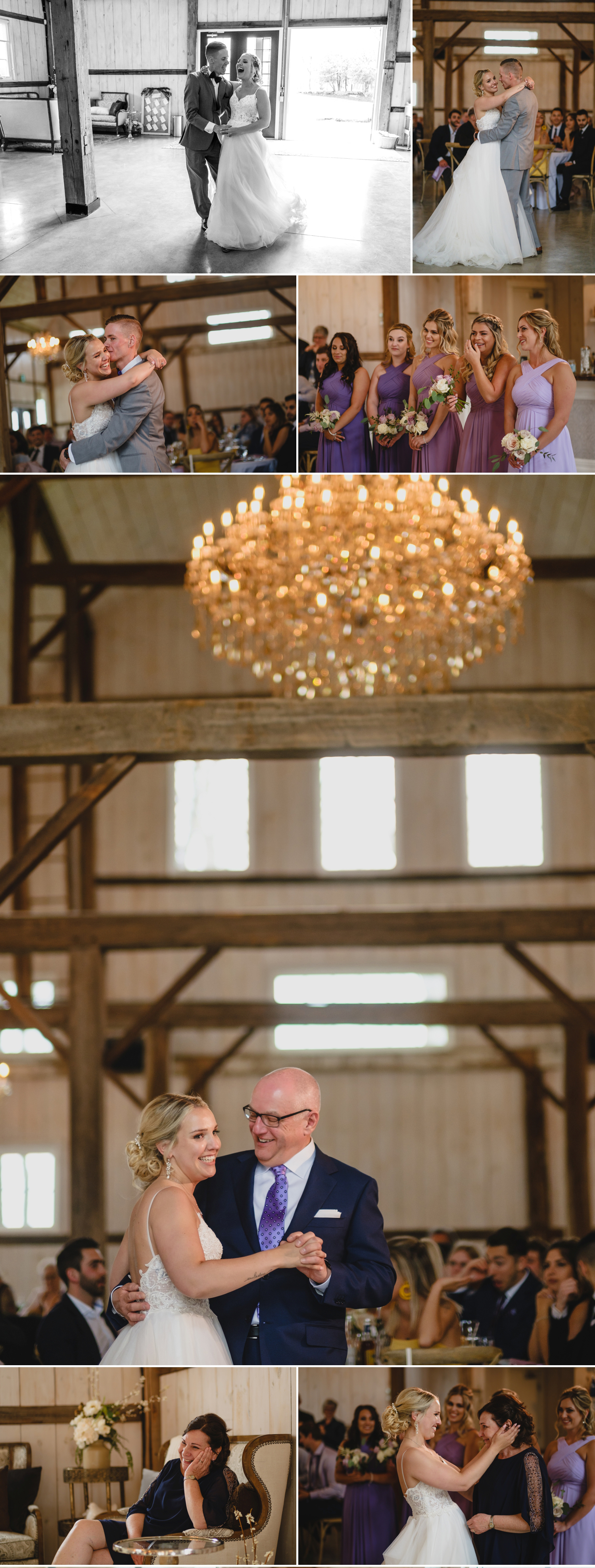 photos of bride and grooms grand entrance and first dances