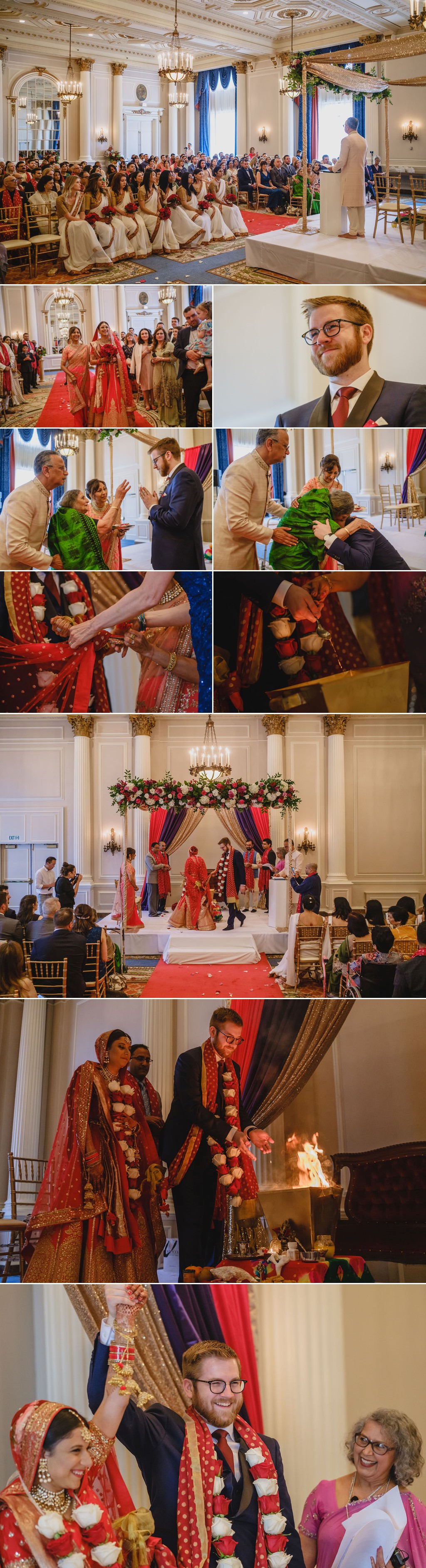 a hindu wedding ceremony at the chateau laurier in ottawa