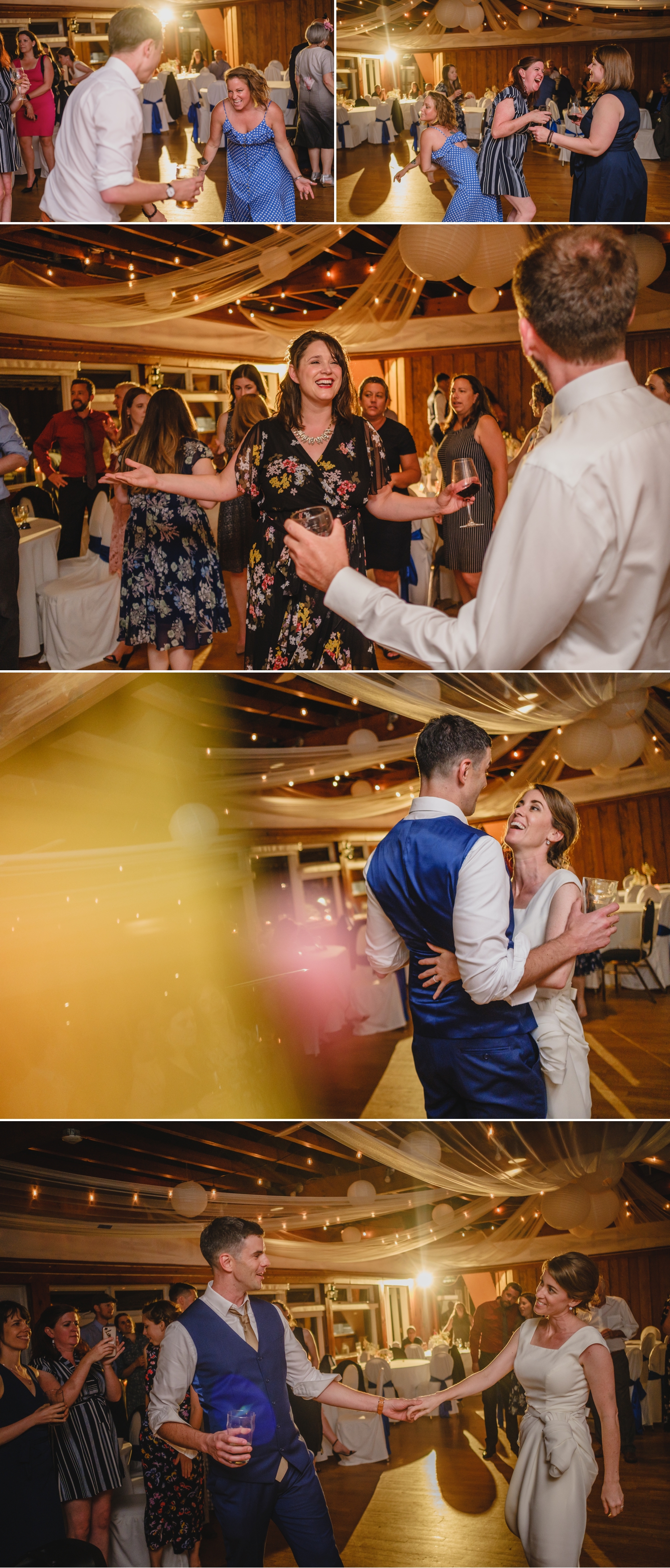candid dance floor moments during a wedding reception at the britannia yacht club in ottawa ontario