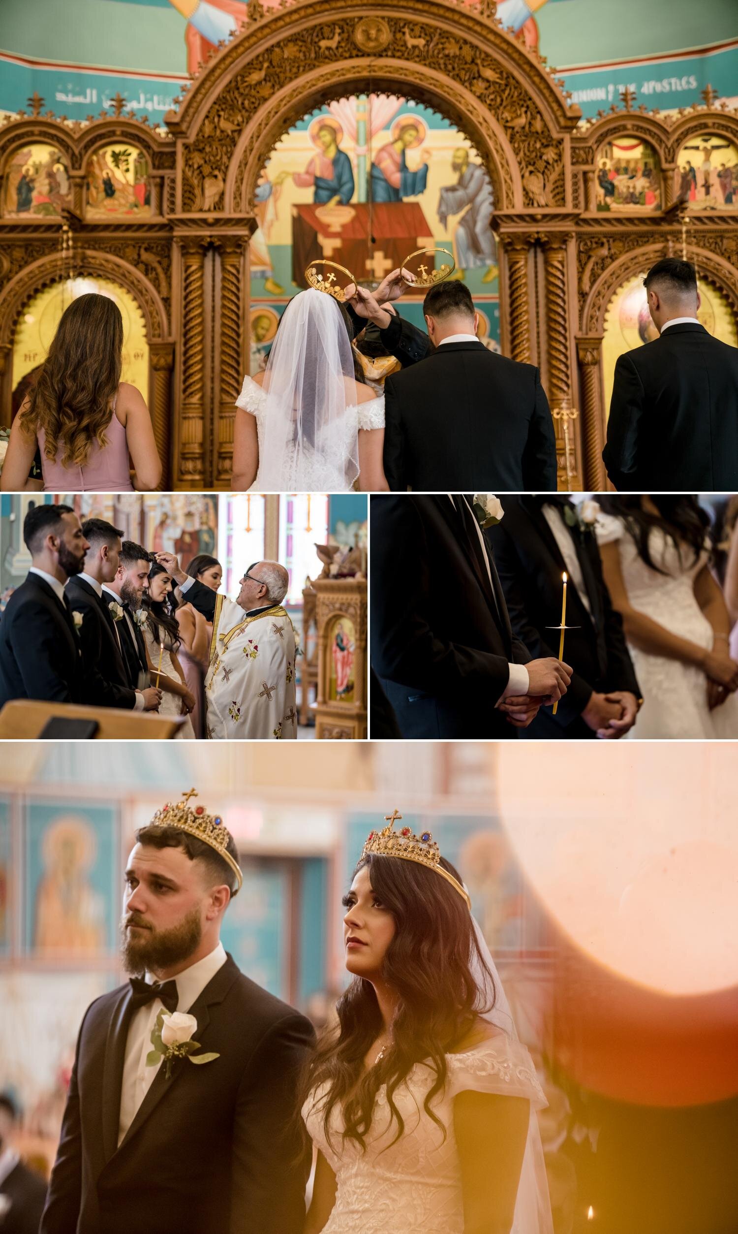 Lebanese wedding photos from a st Elias ceremony