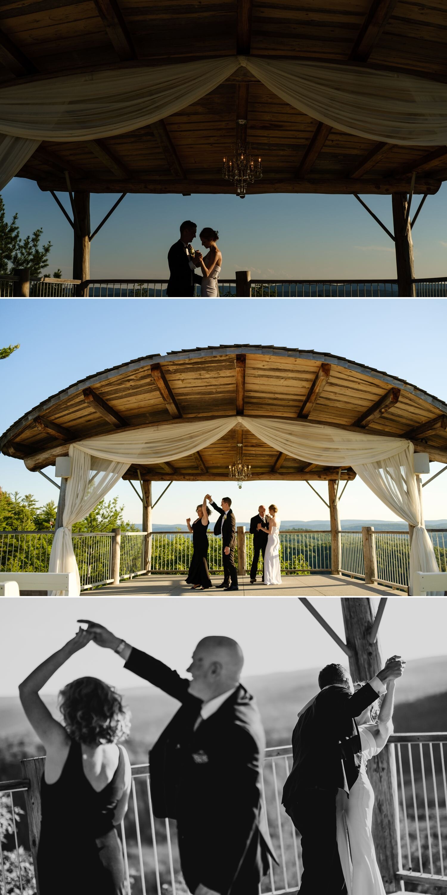 candid moments of first dance a le belvedere wedding in wakefield quebec